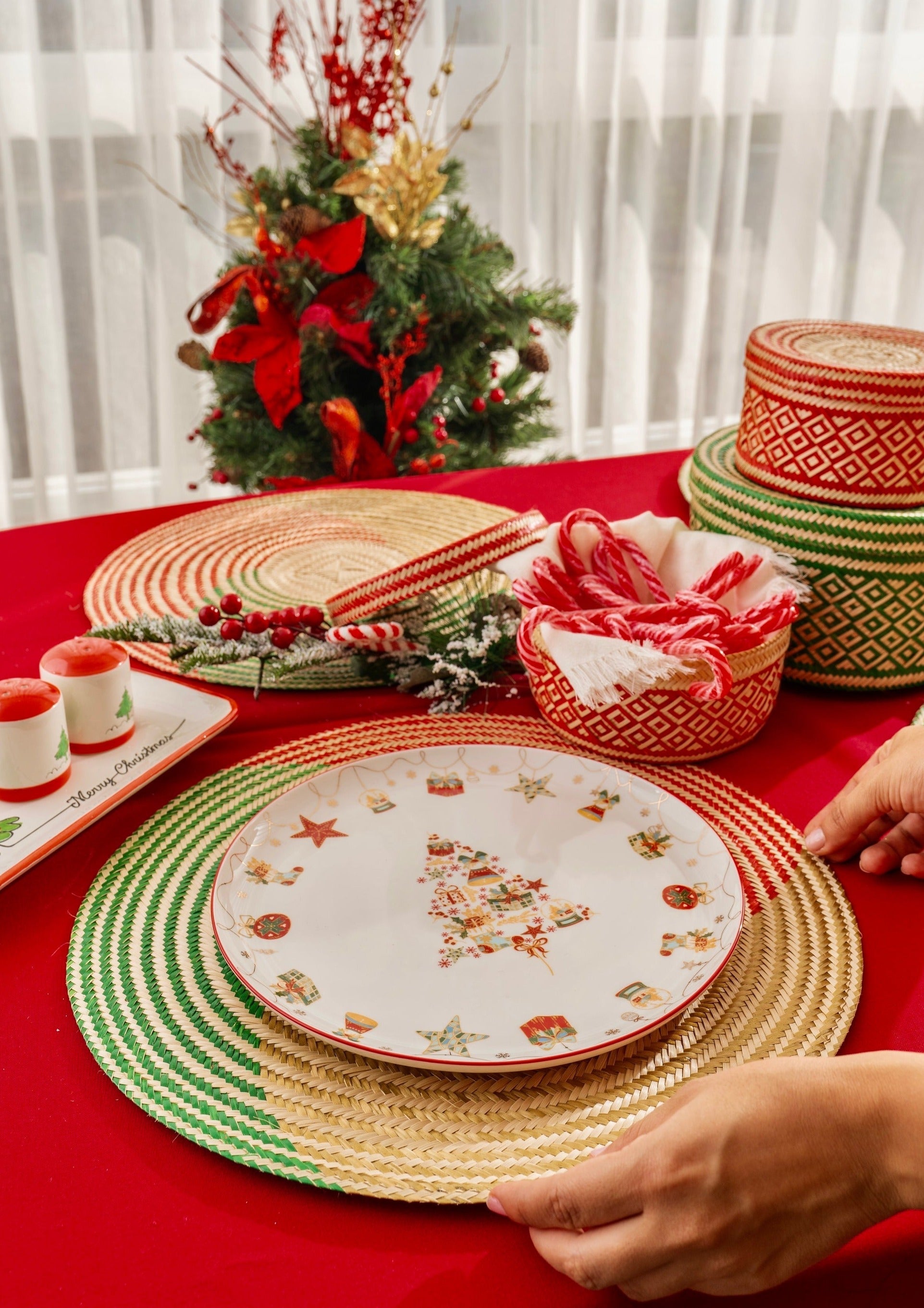 Christmas Placemats Tricolor